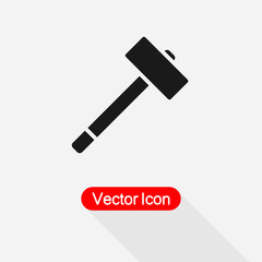 Hammer Icon Vector Illustration Eps10