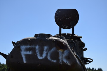 Panzer auf dem Panzerfeld bei Wahn