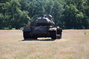 Panzer auf dem Panzerfeld bei Wahn