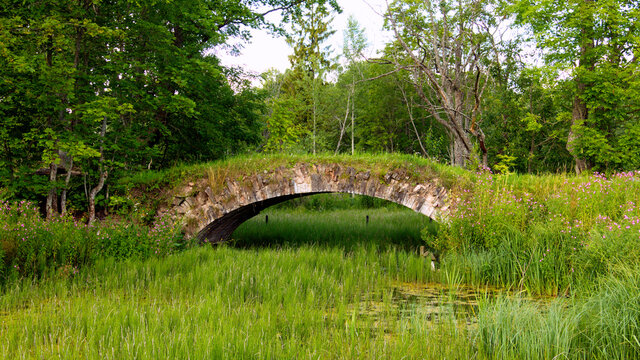 Stone Bridge. Homestead Demidov. Taytsy. Leningrad Region. Russia