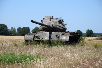 Panzer auf dem Panzerfeld bei Wahn