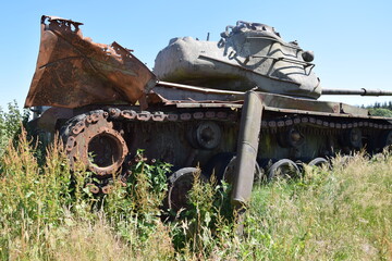 Panzer auf dem Panzerfeld bei Wahn
