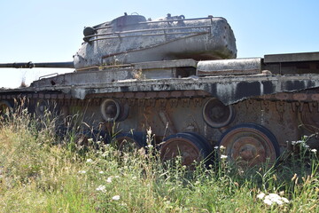 Panzer auf dem Panzerfeld bei Wahn