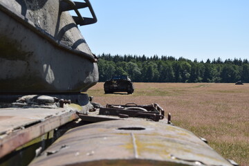 Panzer auf dem Panzerfeld bei Wahn