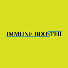 IMUNO BOOSTER logo for health medical care product design vector