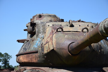 Panzer auf dem Panzerfeld bei Wahn