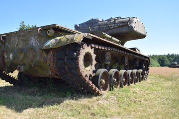 Panzer auf dem Panzerfeld bei Wahn