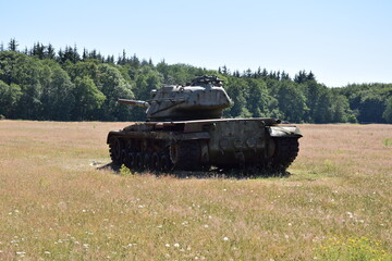 Panzer auf dem Panzerfeld bei Wahn