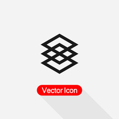 Layers Vector Icon Vector Illustration Eps10