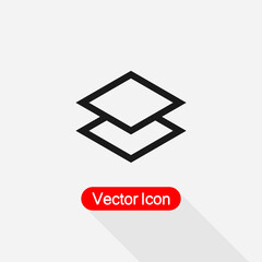 Layers Vector Icon Vector Illustration Eps10