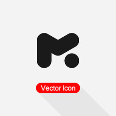 Letter M Logo Icon Vector Illustration Eps10