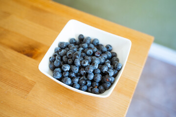 blueberries in a bowl