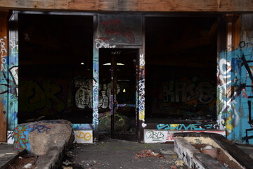 Obraz premium Lost Place: Blubb Berlin