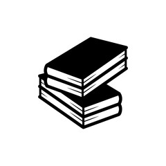 Book icon flat vector illustration. Education symbol.