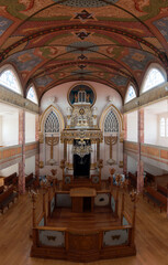 Interior of a Mexican synagogue 