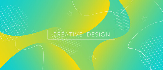 Vector illustration banner abstract background.