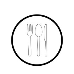 spoon fork knife logo
