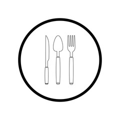 spoon fork knife logo