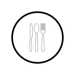 spoon fork knife logo