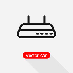 Modem Icon Vector Illustration Eps10