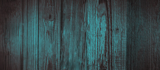 The texture of wooden boards, blue lighting. Background surface