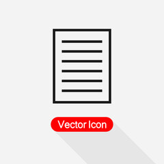 Paper Icon Vector Illustration Eps10