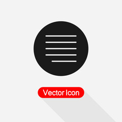 Paragraph Right Icon,Align Right Icon, Element Of Text Editor Icon Vector Illustration Eps10