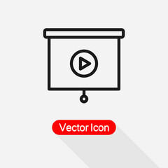 Presentation Icon Vector Illustration Eps10