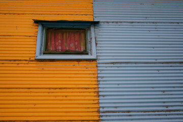 Fototapeta na wymiar color yellow window argentina abstract