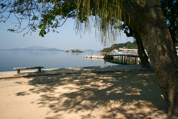 beach peace bucolic peace water
