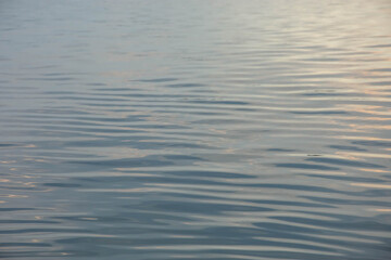 View of blue surface water