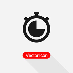 Stopwatch Icon Vector Illustration Eps10