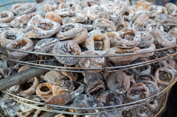 dried up persimmon with sugar