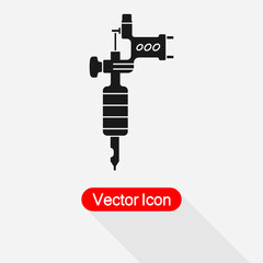 Tattoo Machine Icon Vector Illustration Eps10