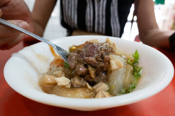 Taiwanese Meatballs bowl