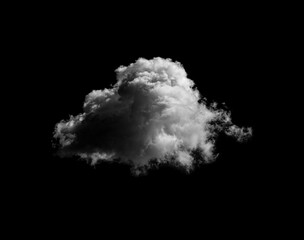 white clouds on black background