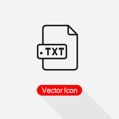 TXT File Icon TXT File Icon