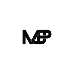 mpj letter original monogram logo design