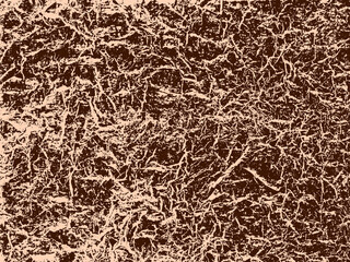 An orange and brown abstract vector texture made using scans of creased and crumpled tissue paper. The vector file has a background fill layer and a texture layer to enable rapid color scheme changes.