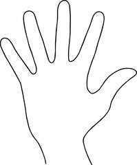 hand sign icon