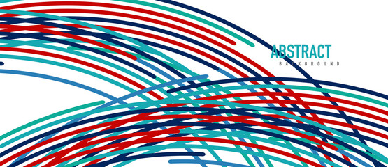 Аbstract moving colorful lines vector backgrounds for cover, placard, poster, banner or flyer