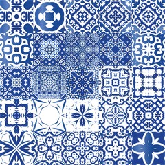 Portuguese vintage azulejo tiles.