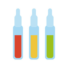 medicine vial flat style icon