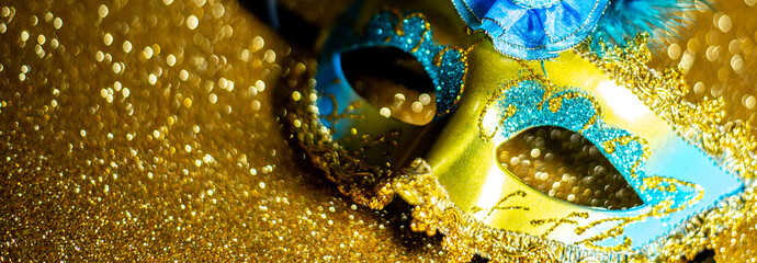 Banner of carnival mask