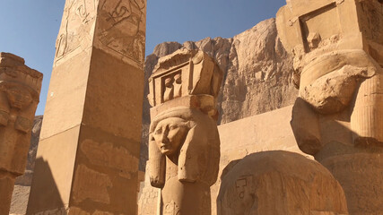 Temple of Queen Hatshepsut, a mortuary temple of ancient Egypt.  