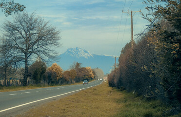 carretera en medio de la naturaleza