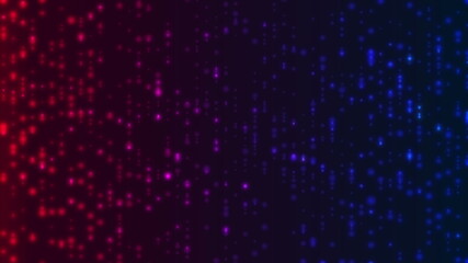 Dark shiny glowing particles abstract background