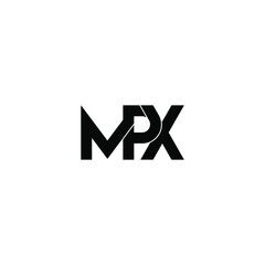 mpx letter original monogram logo design