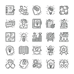 Life Skills Vector Icons