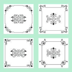 Bundle Of Flourishes Card Template 